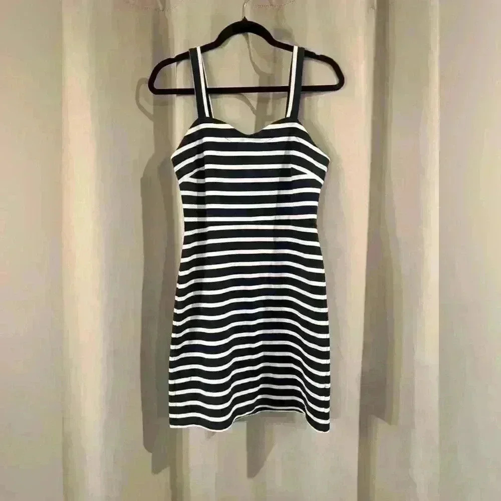Women’s Navy Blue Striped Old Navy Dress